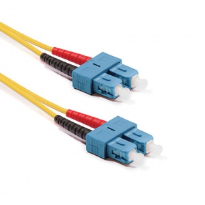 SC-SC Duplex patch kábel, OS2 9/125 µm (ITU-T G.652.D)